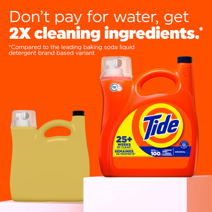 Tide Free & Gentle Liquid Laundry Detergent, 64 loads, 84 fl oz