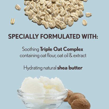 Aveeno Skin Relief Moisturizing Body Lotion With Natural Shea Butter & Triple Oat Complex, Unscented Moisturizer for Extra Dry, Itchy or Sensitive Skin, Fragrance Free, 975mL