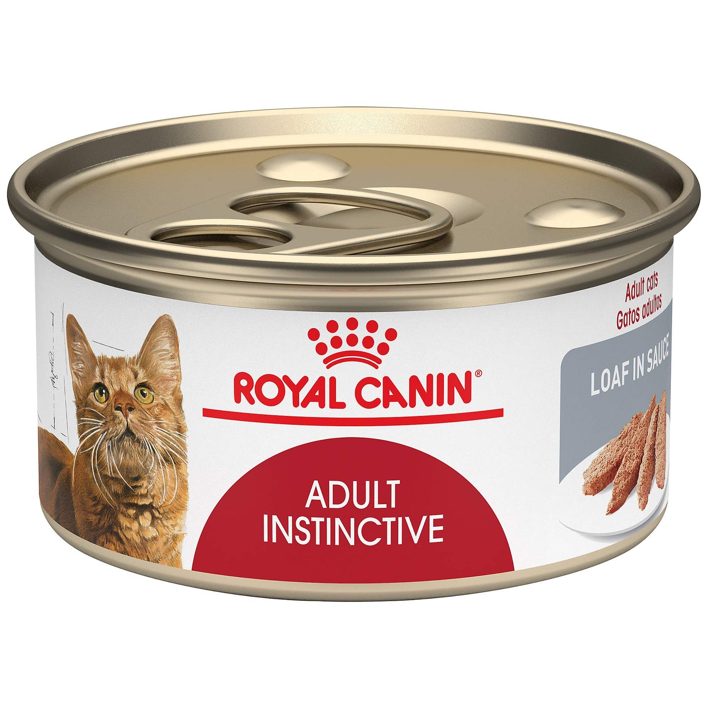 Royal Canin Feline Health Nutrition Adult Instinctive Loaf in Sauce Canned Cat Food (24 Pack), 5.8 oz/One Size