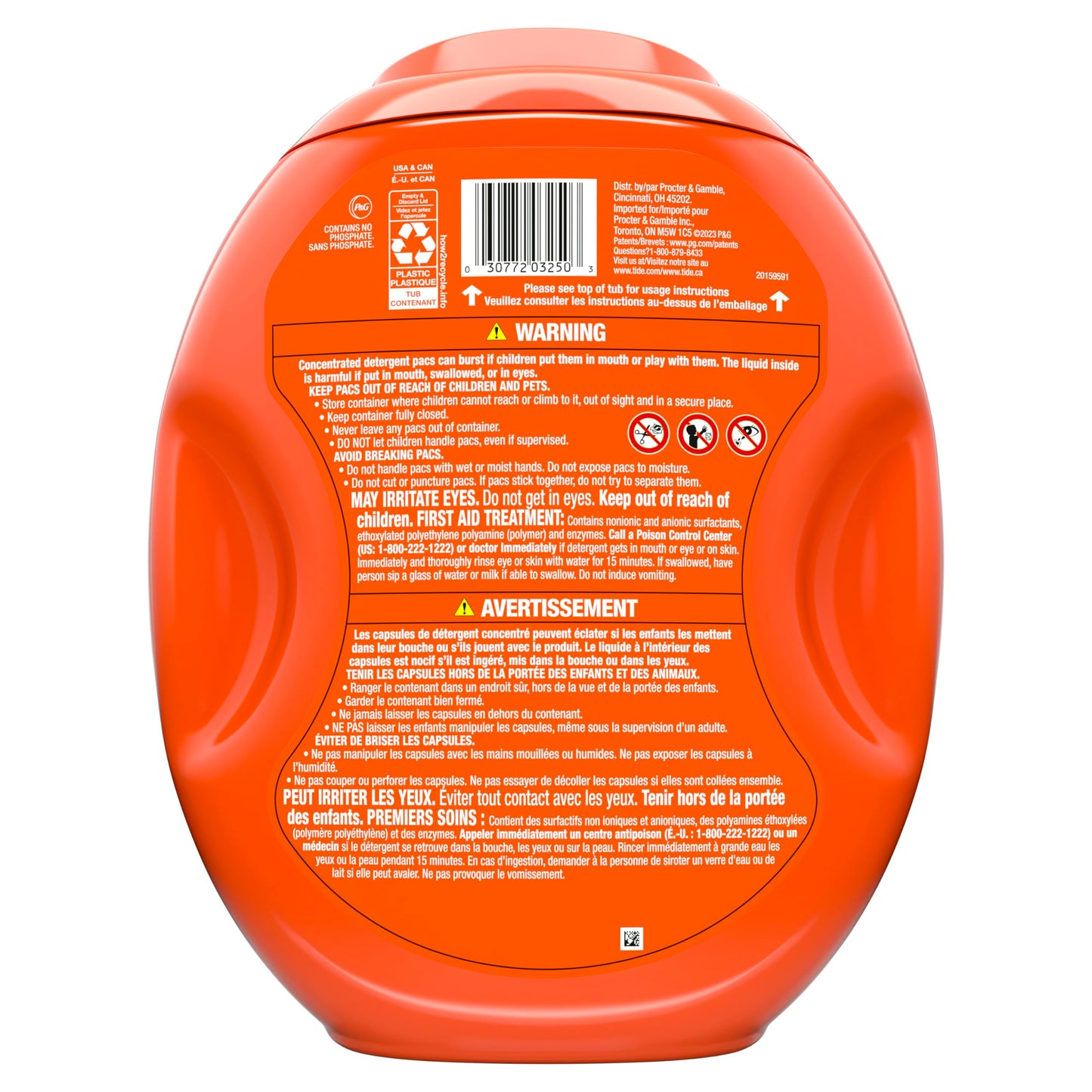 Tide PODS Liquid Laundry Detergent pacs, Spring Meadow Scent, 112 count