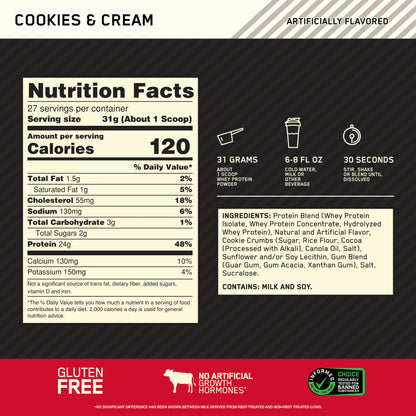 OPTIMUM NUTRITION Gold Standard Banana Cream 2lb