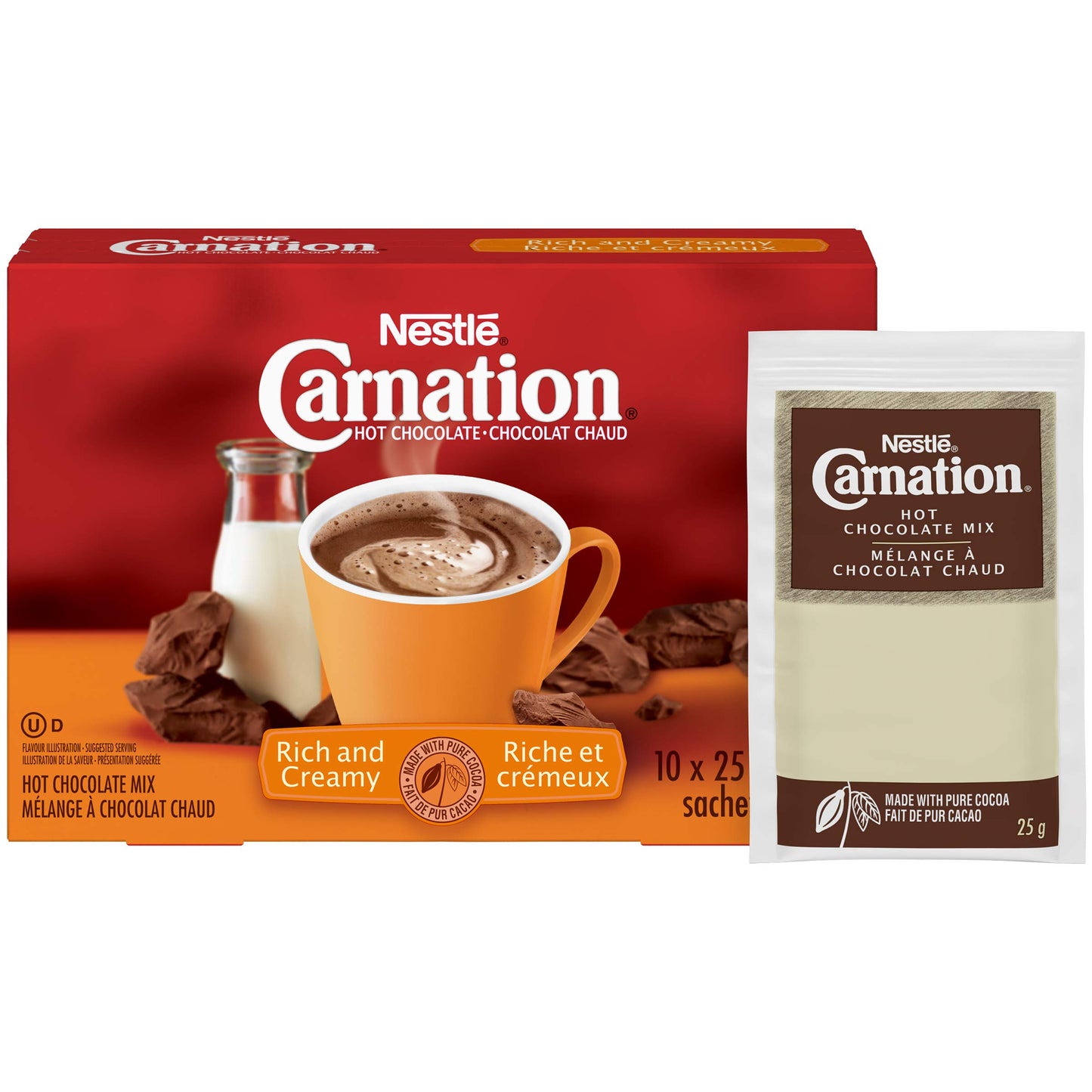 CARNATION Nestle Rich and Creamy Hot Chocolate, 1.7 kg (Pack of 1), Imported from Canada}