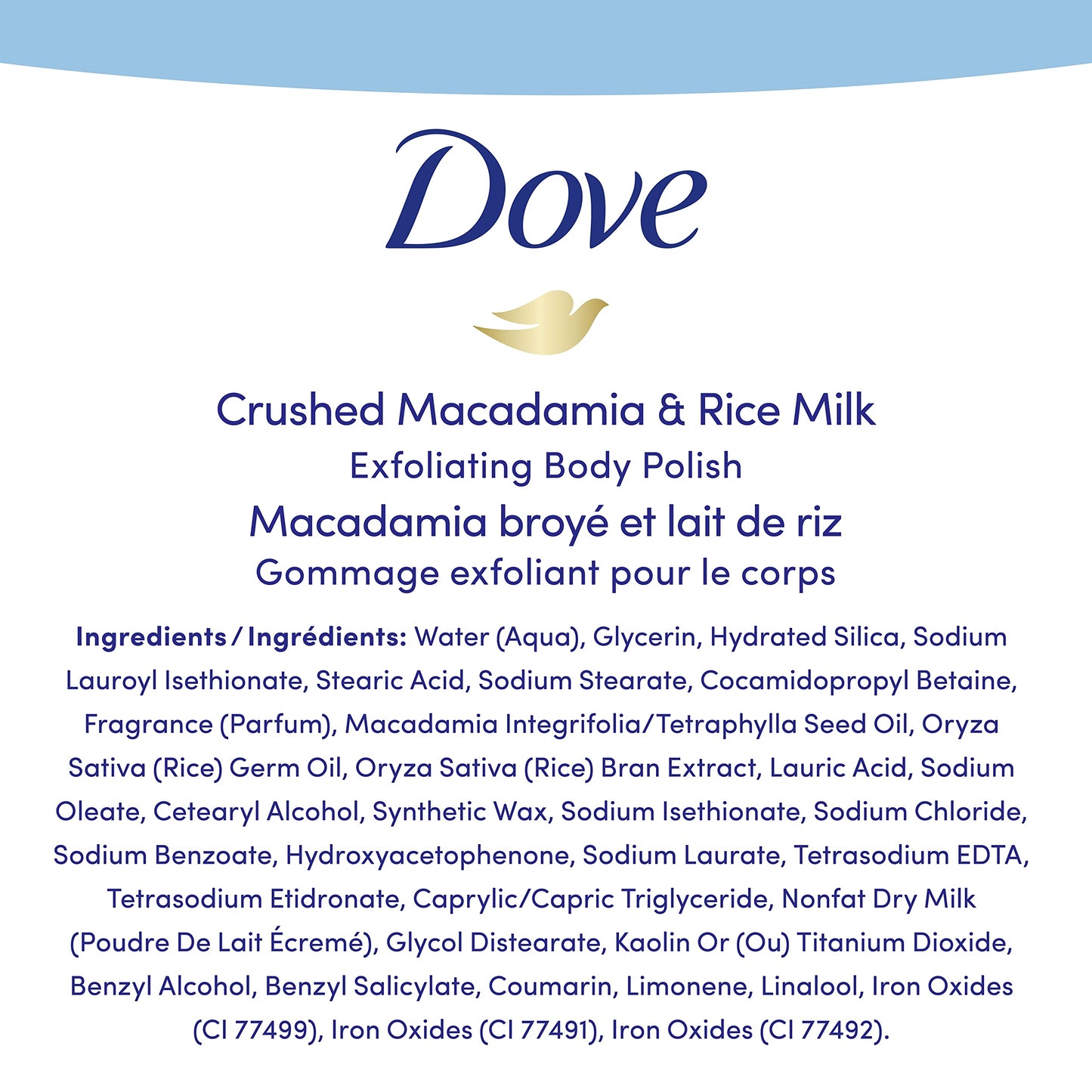 Dove Exfoliating Body Polish Scrub For Silky, Soft Skin Pomegranate and Shea Butter Body Scrub Exfoliates and Provides Lasting Nourishment 10.5 oz