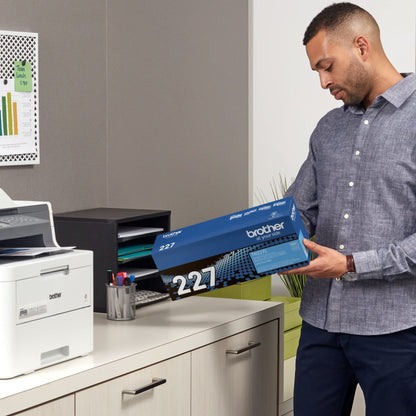 Brother TN227BK Laser Printer High Yield Toner Cartridge, Black TN227