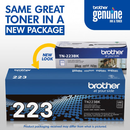 Brother TN227BK Laser Printer High Yield Toner Cartridge, Black TN227