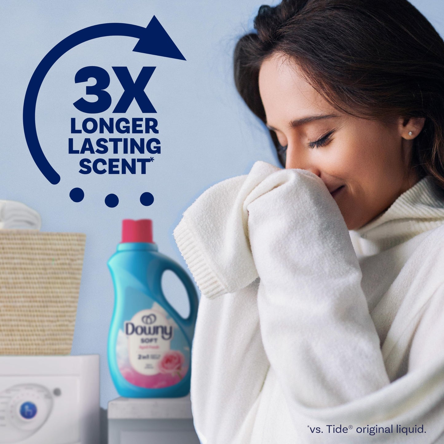 Downy Ultra Laundry Liquid Fabric Softener (Fabric Conditioner), April Fresh, 88 fl oz, 120 Loads