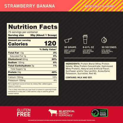 OPTIMUM NUTRITION Gold Standard Banana Cream 2lb