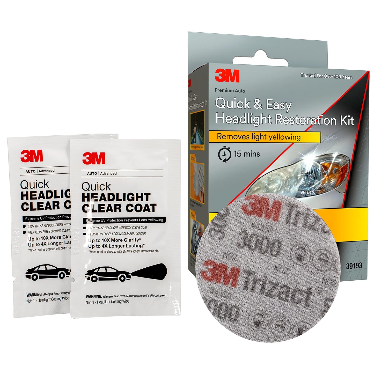 3M Headlight Restoration Kit 39193