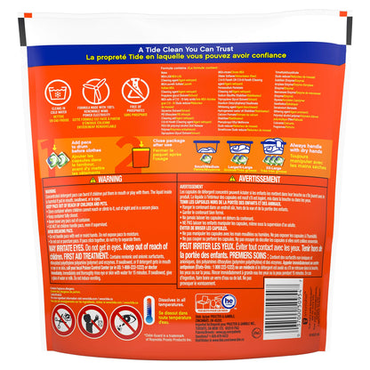 Tide PODS Liquid Laundry Detergent pacs, Spring Meadow Scent, 112 count