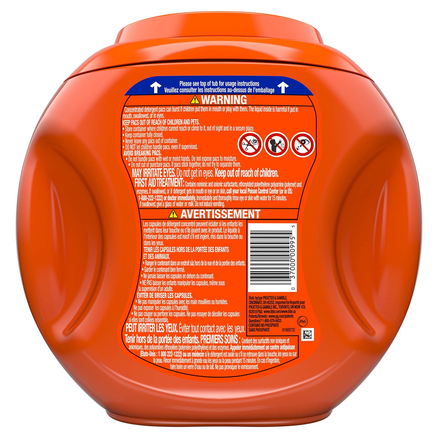 Tide PODS Laundry Detergent Pacs, Original Scent, Powerful 3-in-1 Clean in one Step, HE Compatible, 112 Count