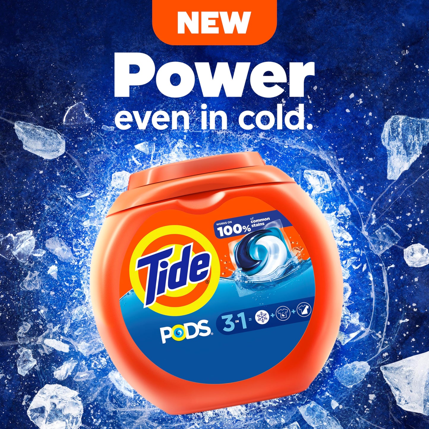Tide PODS Laundry Detergent Pacs, Original Scent, Powerful 3-in-1 Clean in one Step, HE Compatible, 112 Count