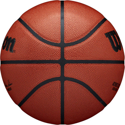 WILSON NBA Authentic Indoor Outdoor Basketball - Size 7-29.5", Brown