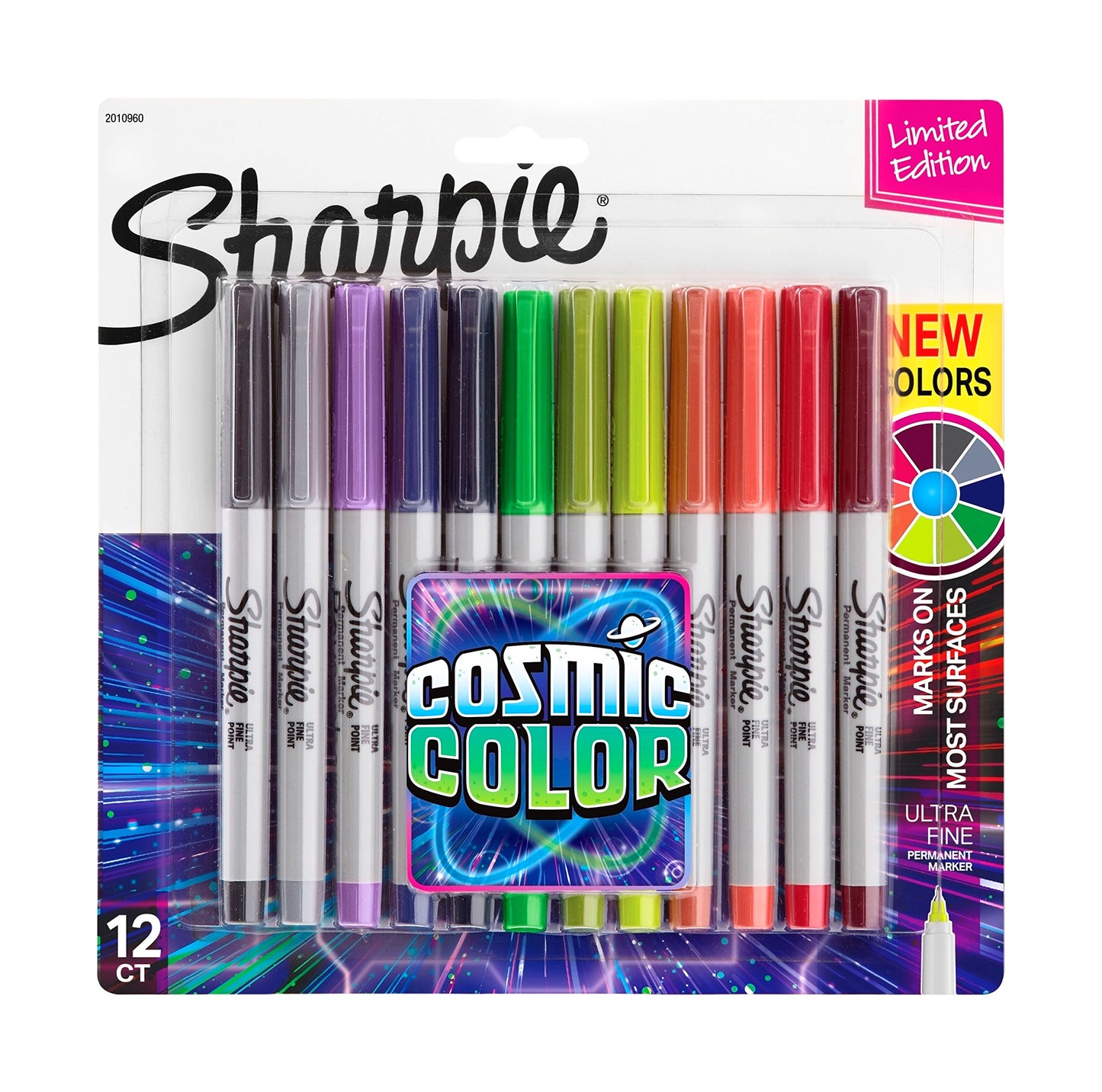 Sharpie Permanent Markers, Fine Point, Black, 36 Count - (New)