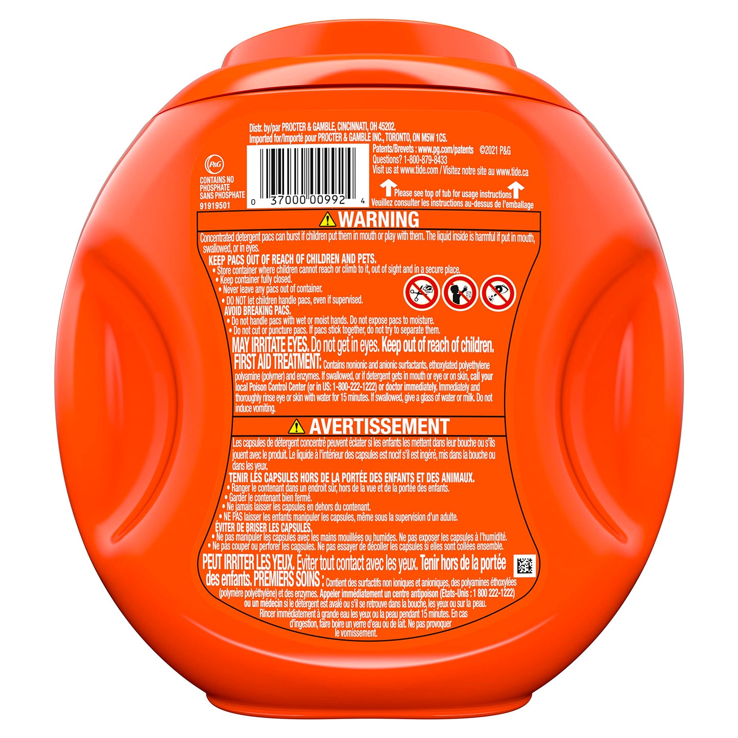 Tide PODS Liquid Laundry Detergent pacs, Spring Meadow Scent, 112 count