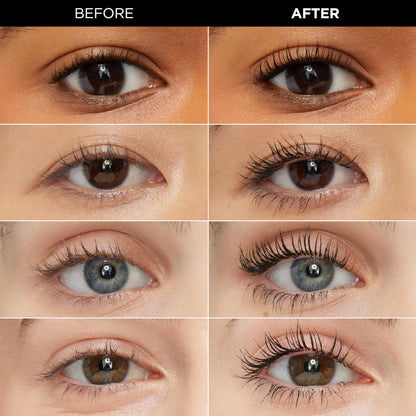 L’Oréal Paris Telescopic Mascara, Eyelash Lengthening Mascara, Unique Non-Clumping Formula, Delivers Intense Length, For Sensitive Eyes, Blackest Black, 8 ml