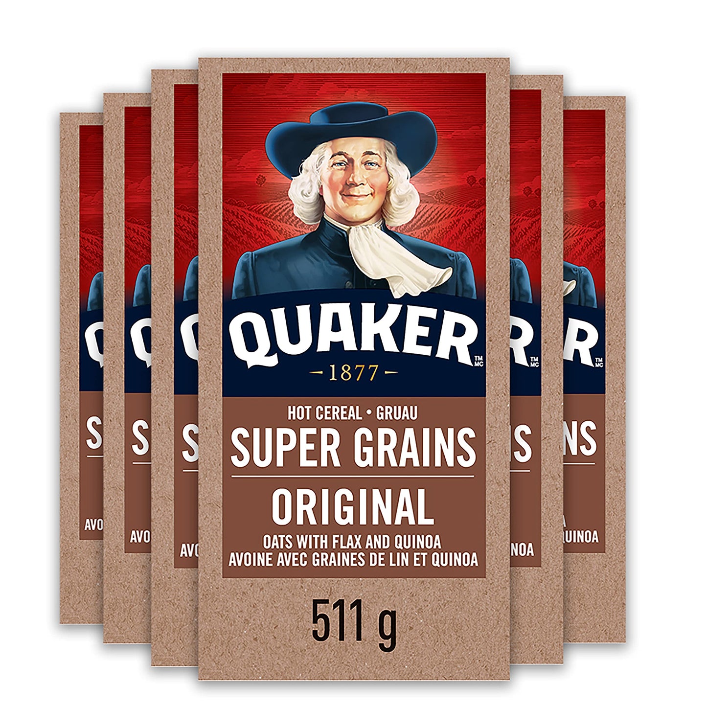 Quaker High Fibre Wild Berry Medley Instant Oatmeal, 8 Packets, 304g