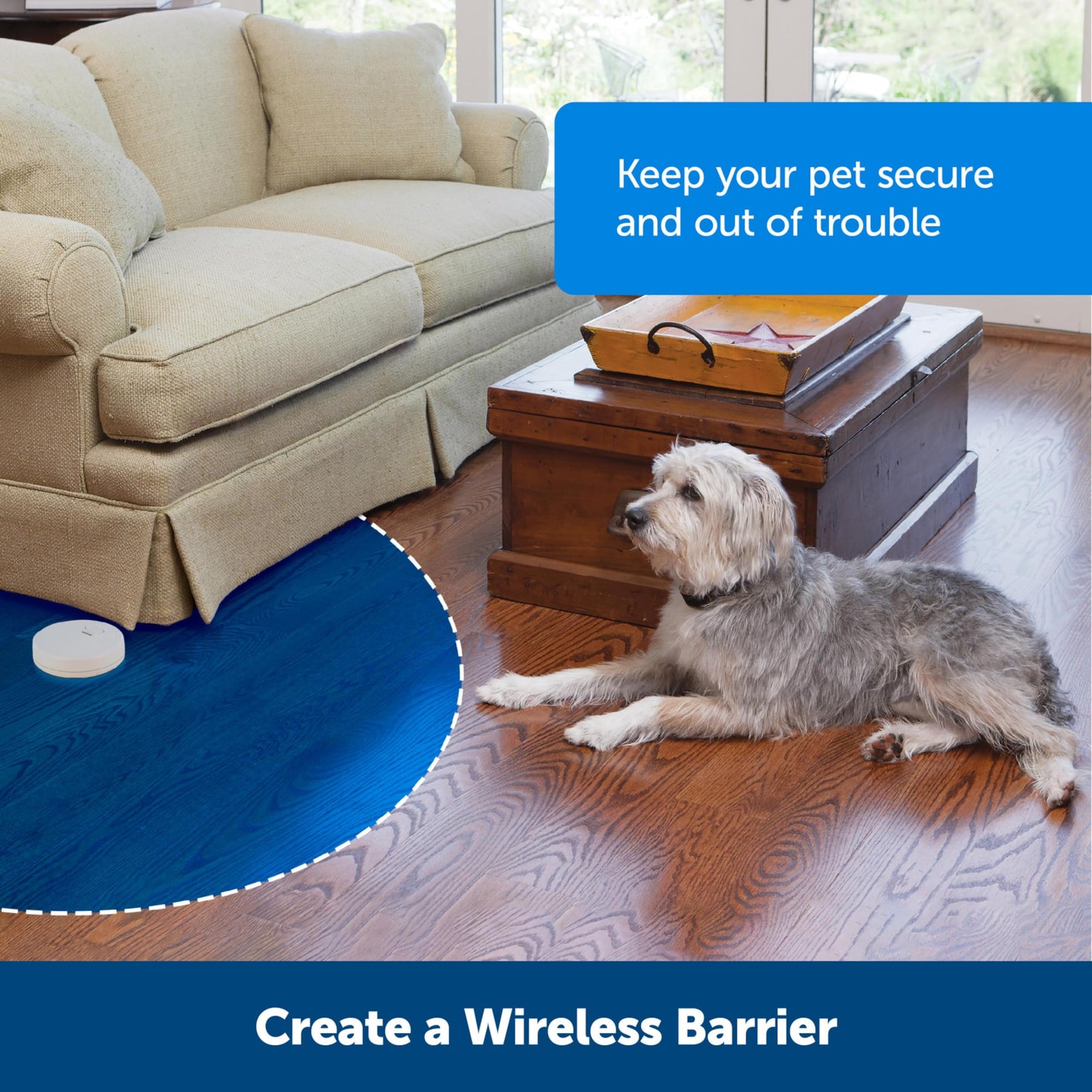 PetSafe Pawz Away Pet Barrier with Adjustable Range, Pet Proofing for Cats and Dogs, Static Stimulation