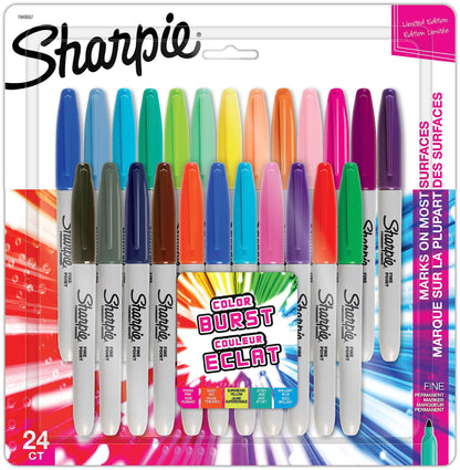 Sharpie Permanent Markers, Ultra Fine Point, Black, 2 Markers(37161)