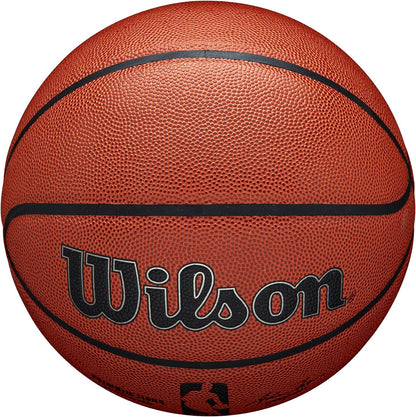 WILSON NBA Authentic Indoor Outdoor Basketball - Size 7-29.5", Brown