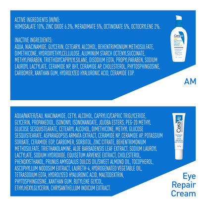 CeraVe Facial Moisturizer with SPF 30. Face Sunscreen Lotion with Hyaluronic Acid, Niacinamide & Ceramides for Women & Men. Oil-free, normal to dry skin. Verified Extended Use Date, Travel Size 89ML