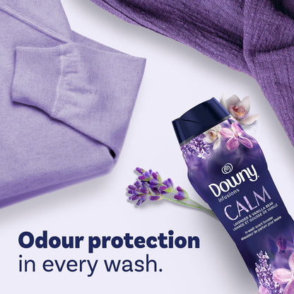 Downy Infusions In-Wash Laundry Scent Booster Beads, CALM, Soothing Lavender and Vanilla Bean - 680 Grams