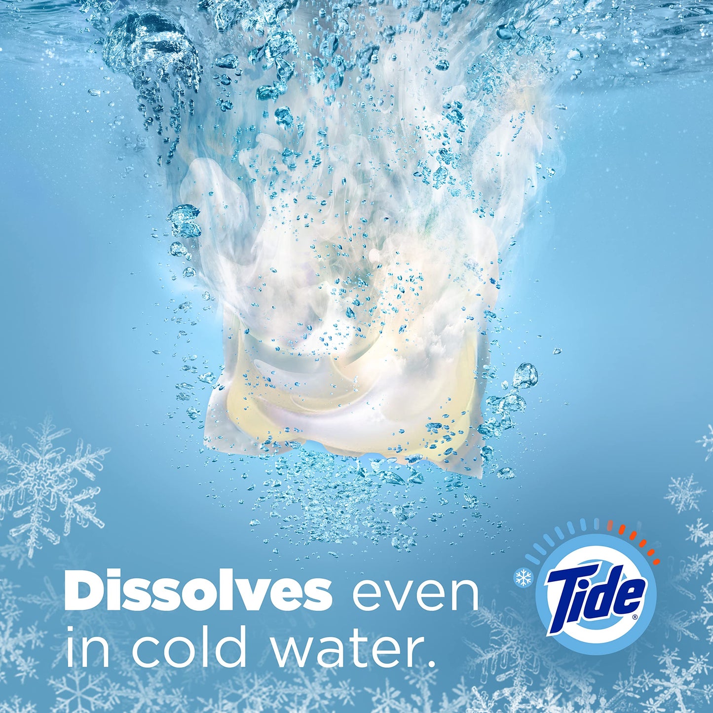 Tide PODS Free and Gentle Laundry Detergent Soap Pacs, HE Compatible and Coldwater Clean, 112 Count