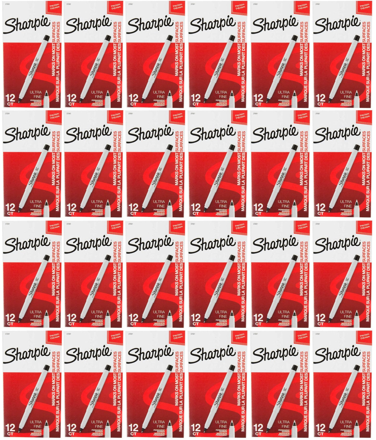 Sharpie Permanent Markers, Ultra Fine Point, Black, 2 Markers(37161)